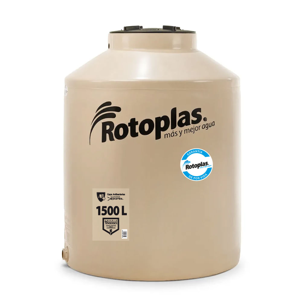 igual Sobriqueta engañar Tanque de Agua Garantia de por vida 1500 litros. Compra aquí | Rotoplas.com